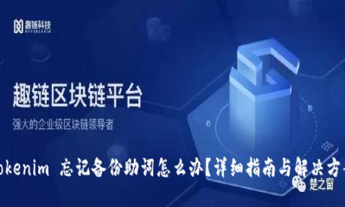 Tokenim 忘记备份助词怎么办？详细指南与解决方案