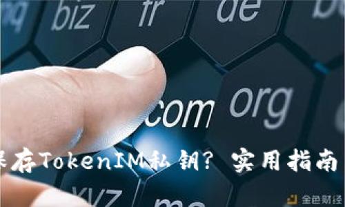如何安全保存TokenIM私钥? 实用指南与最佳实践