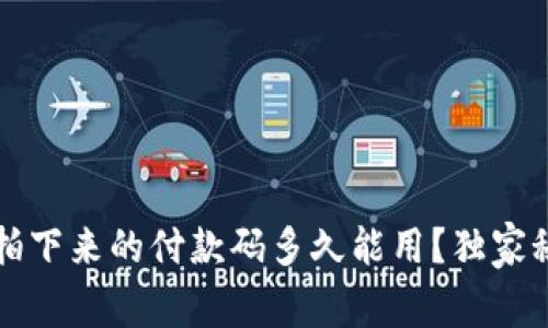 专家揭秘：拍下来的付款码多久能用？独家秘诀大公开！